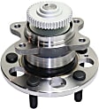 Rear, Driver and Passenger Side Wheel Hub, 5 Lugs, With Bearing