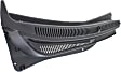 Driver and Passenger Side Wiper Cowl Grilles, Black