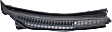Driver and Passenger Side Wiper Cowl Grilles, Black