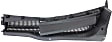 Driver and Passenger Side Wiper Cowl Grilles, Black