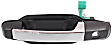 2008 Kia Sorento - Front, Driver and Passenger Side Chrome Lever with Primed Bezel Exterior Door Handle, With Key Hole