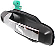 2008 Kia Sorento - Front, Driver and Passenger Side Chrome Lever with Primed Bezel Exterior Door Handle, With Key Hole