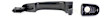Front, Driver and Passenger Side Exterior Door Handle, Smooth Black, With Key Hole