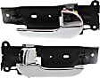 Front, Driver and Passenger Side Interior Door Handles, Chrome, With door lock button, Naturally Aspirated, DOHC, GAS, 5-Door, Mini Passenger Van
