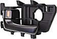 2010-2013 Kia Forte Koup - Front and Rear, Driver and Passenger Side Interior Door Handles, Black, With door lock button