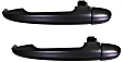 Rear, Driver and Passenger Side Primed Exterior Door Handle, Without Key Hole, Wagon