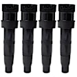 Ignition Coils, Set of 4, (4 Cyl., 2.4L Engine)/(6 Cyl., 3.3L/3.5L/3.8L Engines), Blade Type, 2-Prong Terminal