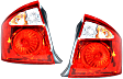 Driver and Passenger Side Halogen Tail Light, With bulb(s), OE Replacement, Sedan