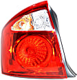 Driver and Passenger Side Halogen Tail Light, With bulb(s), OE Replacement, Sedan