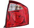 Driver and Passenger Side Halogen Tail Light, With bulb(s), OE Replacement, Sedan