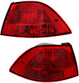 Driver and Passenger Side, Outer Tail Lights, with Bulbs, Halogen, New Body Style