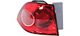 Driver and Passenger Side, Outer Halogen Tail Light, With bulb(s), OE Replacement