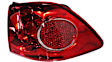 Driver and Passenger Side, Outer Halogen Tail Light, With bulb(s), OE Replacement