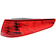 Passenger Side, Inner and Outer Halogen Tail Light, With bulb(s), OE Replacement