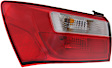 Driver Side, Inner And Outer Halogen Tail Light, With bulb(s), OE Replacement, Sedan