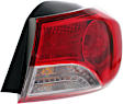 Driver and Passenger Side, Inner and Outer Halogen Tail Light, With bulb(s), OE Replacement
