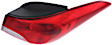 Driver and Passenger Side, Inner and Outer Halogen Tail Light, With bulb(s), OE Replacement