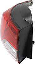 Driver and Passenger Side, Inner and Outer Halogen Tail Light, With bulb(s), OE Replacement