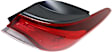 Passenger Side, Inner and Outer Halogen/LED Combo Tail Light, With bulb(s), OE Replacement