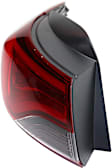 Driver and Passenger Side, Inner and Outer Tail Lights, with Bulbs, Halogen/LED Combo, USA Built Vehicle