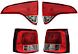 2015 Kia Sorento - Driver and Passenger Side, Inner and Outer Halogen Tail Light, With bulb(s), Mounts on Liftgate, OE Replacement