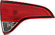 Driver and Passenger Side, Inner Tail Lights, with Bulbs, Halogen, Mounts on Liftgate