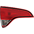 Driver Side, Inner And Outer Halogen Tail Light, With bulb(s), OE Replacement