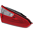 Driver Side, Inner And Outer Halogen Tail Light, With bulb(s), OE Replacement