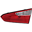 Passenger Side, Inner and Outer Halogen Tail Light, With bulb(s), OE Replacement