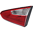 Passenger Side, Inner and Outer Halogen Tail Light, With bulb(s), OE Replacement