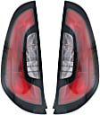 Driver and Passenger Side Halogen Tail Light, With bulb(s), OE Replacement