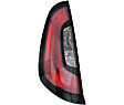 Driver and Passenger Side Halogen Tail Light, With bulb(s), OE Replacement
