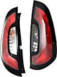 Driver and Passenger Side Halogen Tail Light, With bulb(s), OE Replacement, CAPA Certified