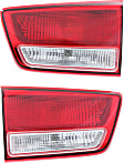 Passenger Side, Inner and Outer Halogen Tail Light, With bulb(s), OE Replacement, CAPA Certified