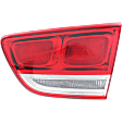 Driver and Passenger Side, Inner and Outer Halogen Tail Light, With bulb(s), OE Replacement, CAPA Certified