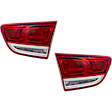 2016 Kia Sorento - Driver and Passenger Side, Inner Halogen Tail Light, With bulb(s), Mounts on Liftgate, OE Replacement, CAPA Certified