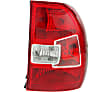 Driver and Passenger Side Halogen Tail Light, With bulb(s), OE Replacement