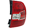 Driver and Passenger Side Halogen Tail Light, With bulb(s), OE Replacement