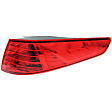 Driver and Passenger Side, Inner and Outer Halogen Tail Light, With bulb(s), OE Replacement