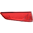 Driver and Passenger Side, Inner and Outer Halogen Tail Light, With bulb(s), OE Replacement