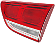 Passenger Side, Inner and Outer Halogen Tail Light, With bulb(s), OE Replacement