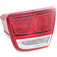 Passenger Side, Inner and Outer Halogen Tail Light, With bulb(s), OE Replacement, CAPA Certified