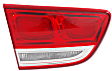 Driver Side, Inner And Outer Halogen Tail Light, With bulb(s), OE Replacement
