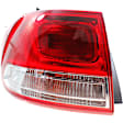 2016 Kia Sorento - Driver Side, Inner And Outer Halogen Tail Light, With bulb(s), Mounts on Body, Mounts on Liftgate, OE Replacement, CAPA Certified