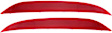 2015 Kia Forte - Rear, Driver and Passenger Side Bumper Reflector, Sedan