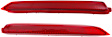 Rear, Driver and Passenger Side Bumper Reflector