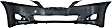 2010 Lexus IS250 Base - Front and Rear Primed Bumper Cover, For Models Without Pre-Collision System