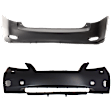 Front and Rear Primed Bumper Cover