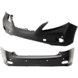 Front and Rear Primed Bumper Cover Base