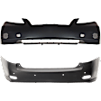 Front and Rear Primed Bumper Cover